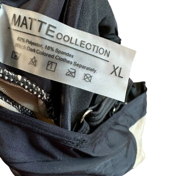 Matte Collection Eros One Piece Sheer Black Swimsuit - Picture 6 of 7